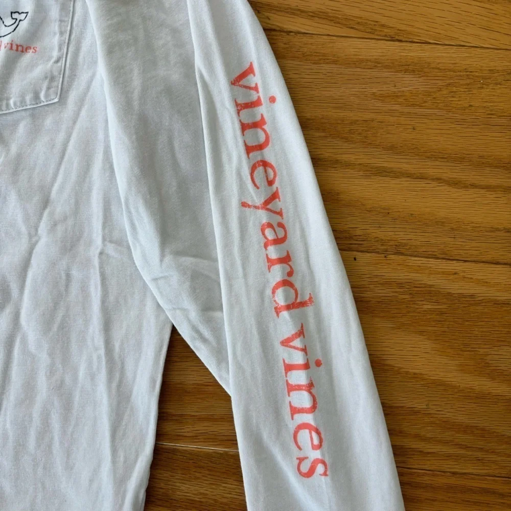 Vineyard Vines White Kids Long Sleeves T-Shirt - size XL - Picture 5 of 7